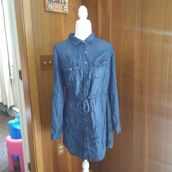 Maurices Dresses & Skirts - Maurices Long Sleeve Denim Dress